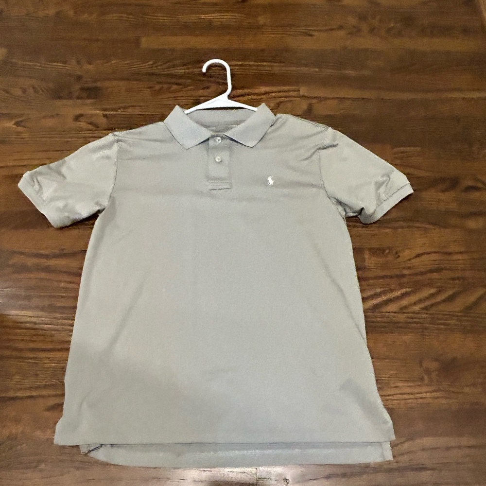 Ralph Lauren Gray Polo Shirt Classic Design